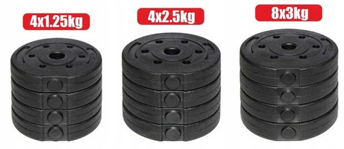 Hantle 40kg 2x20kg regulowane + SZTANGA ZESTAW CIĘŻARKÓW DO ĆWICZEŃ na Arena.pl