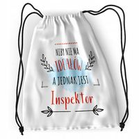 Plecak Dla Inspektora Sportowy Szkolny Worek Torba Z Nadrukiem Ze Zdjęciem