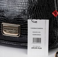 MONNARI Torebka Damska Listonoszka Na Ramię Czarna Crossbody