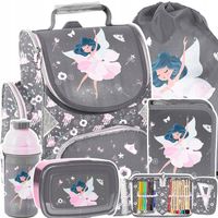 TORNISTER SZKOLNY BALETNICA DANCE PIÓRNIK WOREK WF BIDON ŚNIADANIÓWKA PASO