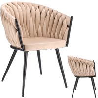 Krzesło MOLTO beżowe nogi czarne