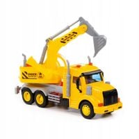 Ciężarówka - Koparka Polesie Profi 86440 żółta