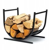 STOJAK NA DREWNO KOMINKOWE OPAŁOWE DO KOMINKA REGAŁ NA DRZEWO LOFT METALOWY