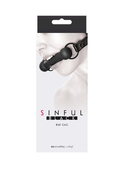 Sinful Bar Gag Black zdjęcie 2