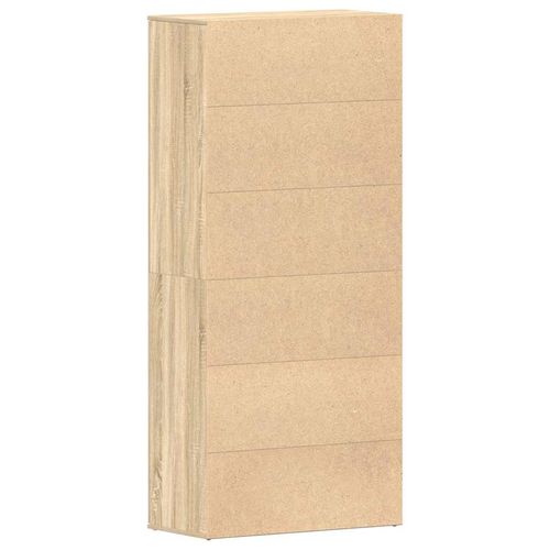 Szafka na buty Brązowy 80 x 39 x 180 cm Materiał drewnopochodny na Arena.pl