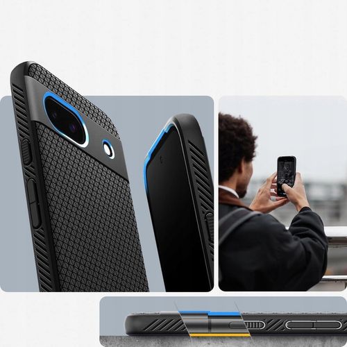 Etui do Pixel 8A, Spigen Liquid Air, elastyczne, smukłe, lekkie, case cover na Arena.pl
