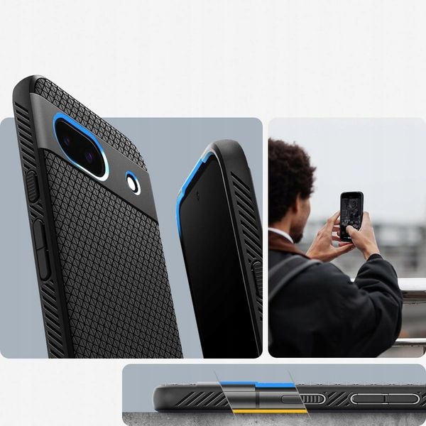 Etui do Pixel 8A, Spigen Liquid Air, elastyczne, smukłe, lekkie, case cover zdjęcie 5