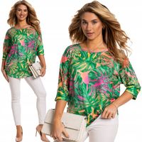 Niesamowita Kobieca Zjawiskowa BLUZKA Damska Dużo Rozmiarów