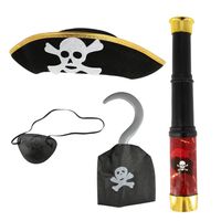 Zestaw strój pirata akcesoria