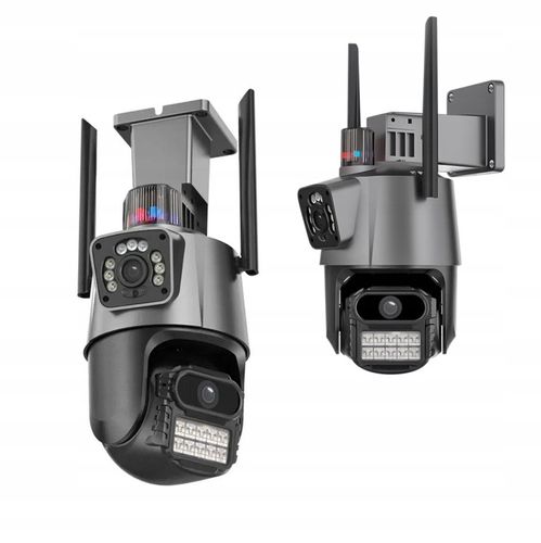 Kamera Zewnętrzna WiFi Obrotowa Podwójna Dwa Obiektywy 2x3MP na Arena.pl