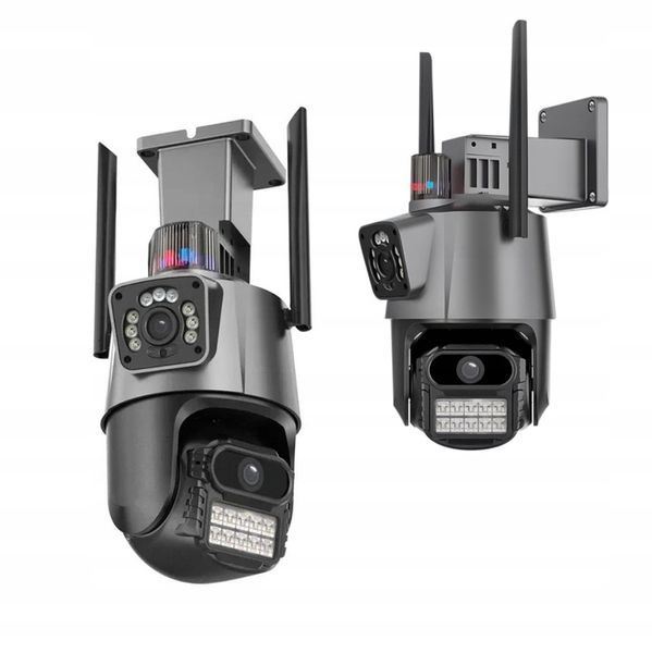 Kamera Zewnętrzna WiFi Obrotowa Podwójna Dwa Obiektywy 2x3MP zdjęcie 3