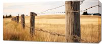 Obraz 90x40cm Płot na Polu