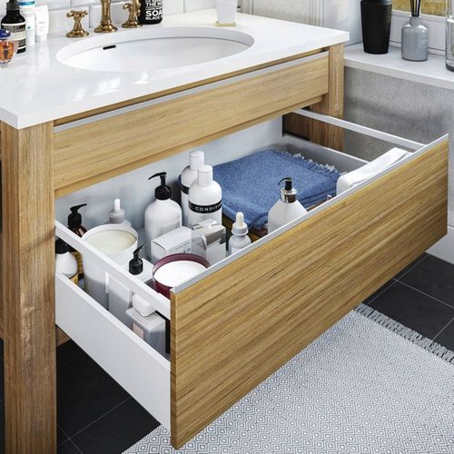 SZUFLADA GTV AXIS PRO 500B1 ŚREDNIA L500 H116 BIAŁA CICHY DOMYK WYSUW na Arena.pl