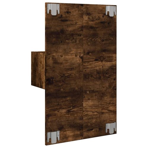 Wisząca szafka nocna z podświetleniem LED, przydymiony dąb na Arena.pl