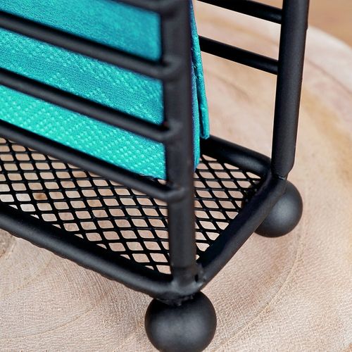 Serwetnik Stojak na Serwetki Chusteczki Metalowy Czarny Stołowy Kuchenny na Arena.pl