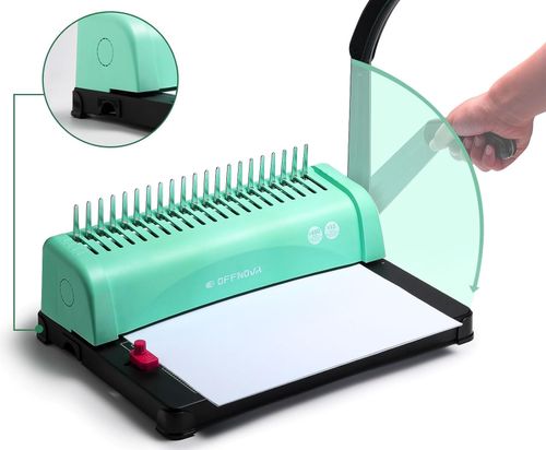 Bindownica do papieru OFFNOVA CS12 21 dziur 450 kartek A4 A5 regulacja na Arena.pl