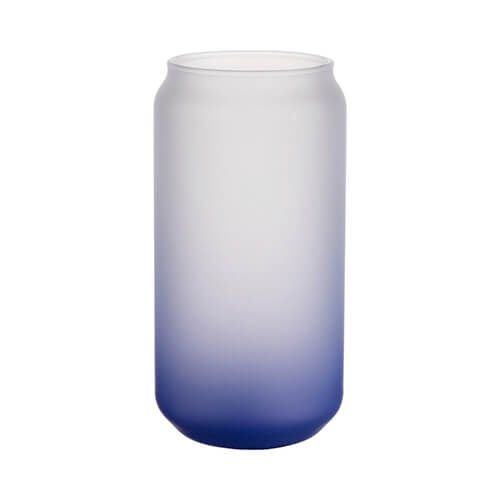 Szklanka 550 ml szroniona do sublimacji - granatowy gradient zdjęcie 1