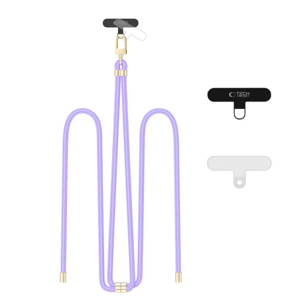 Smycz Tech-Protect C7S Rope Crossbody Strap - fioletowe zdjęcie 1