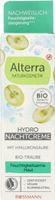 ALTERRA HYDRO KREM DO TWARZY NAWILŻAJĄCY Z WINOGRONEM BIO NA NOC 50 ML