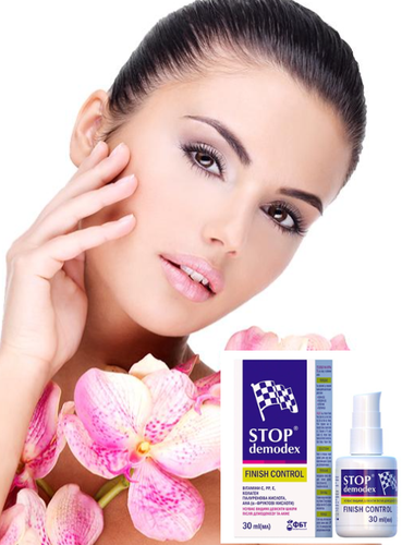 ŻEL DO TWARZY Finish Control  STOP DEMODEX Demodekoza Nużyca Trądzik 30ml na Arena.pl
