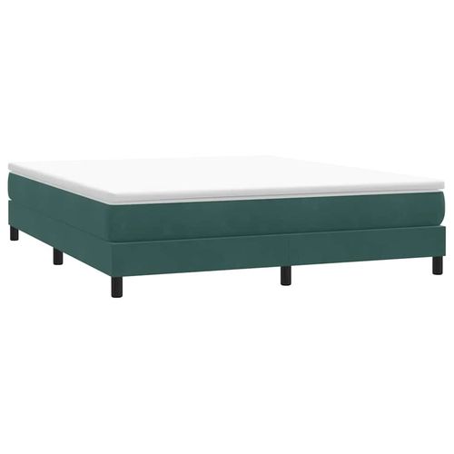Łóżko typu Box Spring bez materaca Ciemnozielone 180x220 cm na Arena.pl