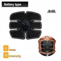 ELEKTROSTYMULATOR STYMULATOR MIĘŚNI BRZUCHA EMS MASAŻER TRENER ODCHUDZAJĄCY