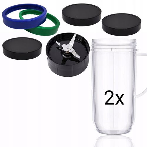 ROBOT KUCHENNY BLENDER KIELICHOWY 600W WIELOFUNKCYJNY + 2 KUBKI 470 ml na Arena.pl