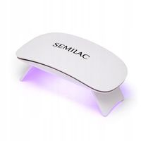 SEMILAC MINI LAMPA UV LED DO PAZNOKCI MANICURE HYBRYDY TRAVEL 6W