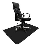 Podkładka Pod Krzesło Czarna Mata Ochronna Gruba Gładka 140x100 cm