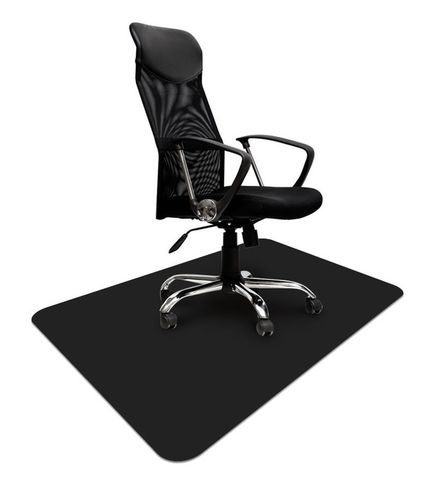 Podkładka Pod Krzesło Czarna Mata Ochronna Gruba Gładka 140x100 cm na Arena.pl