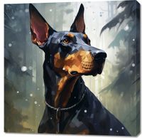 Obraz 90x90cm Odwaga w Oczach