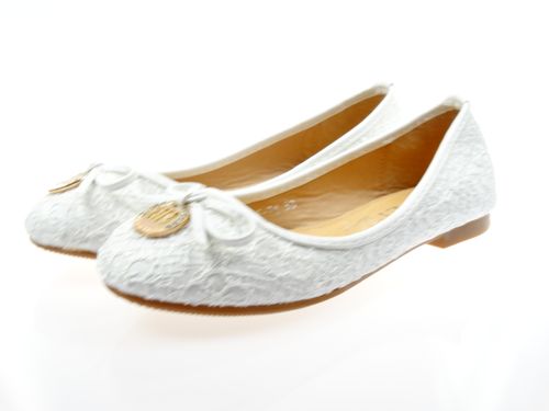 Baleriny dziewczęce białe - 31 na Arena.pl