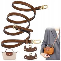 PASEK DO TOREBKI NA RAMIĘ SKÓRZANY DZIURKOWANY REGULOWANY WĄSKI UNIWERSALNY