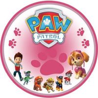 Opłatek na tort PAW Psi Patrol Pies Pieski Marshall Rubble Rocky Skye Zuma