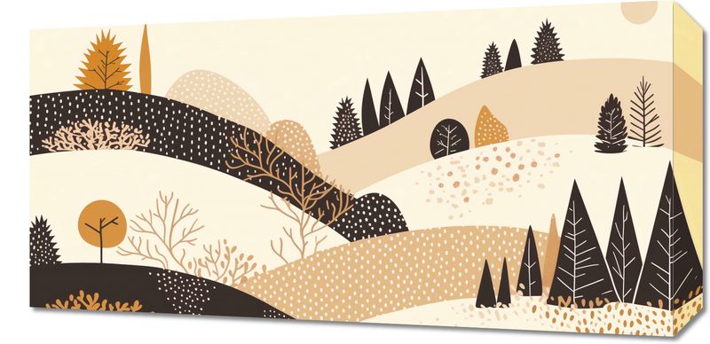 Obraz 60x30cm Jesień w Wzgórzach zdjęcie 1