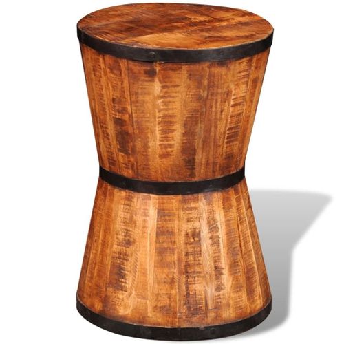 Taboret Klepsydra, Surowe Drewno Mango na Arena.pl