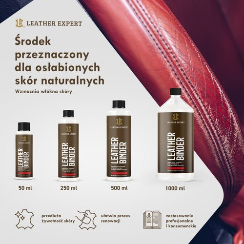 leather binder - spoiwo do włókien skór 250 ml leather expert le-04-b250 na Arena.pl