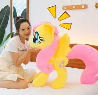 WIELKA MASKOTKA PRZYTULANKA PLUSZAK MISIEK KUCYK JEDNOROŻEC FLUTTERSHY 70cm