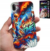 ETUI DO MOTOROLA MOTO E6 PLUS - KOSZYKÓWKA NBA GAME TIME, CASE + SZKŁO