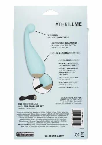 calexotics slay thrill me mini masażer wodoodporny 10 trybow usb na Arena.pl