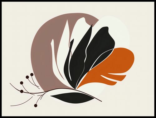 Plakat 100x75cm Elegancja Roślinna na Arena.pl