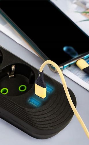 PRZEDŁUŻACZ LISTWA ZASILAJĄCA WŁĄCZNIK 3x USB 5 GNIAZD 5m UZIEMIENIE na Arena.pl