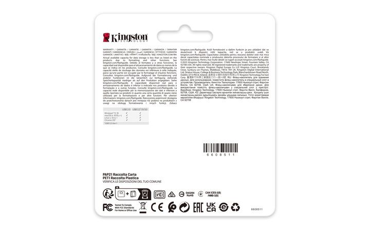 KINGSTON FLASH 64GB USB3.2 Gen.1 DataTraveler zdjęcie 6