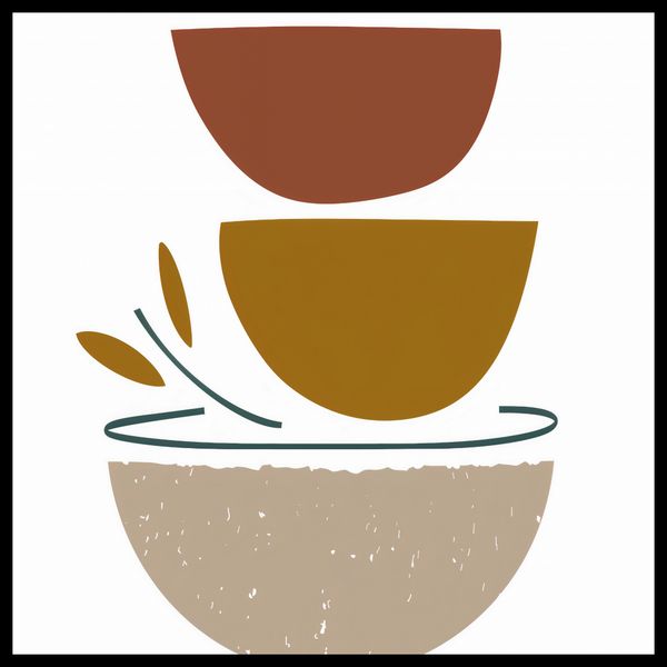 Plakat 50x50cm Spójna Forma zdjęcie 2