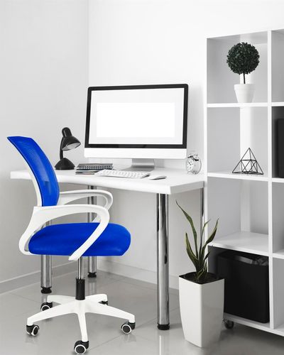 Fotel biurowy Splash niebieski na Arena.pl