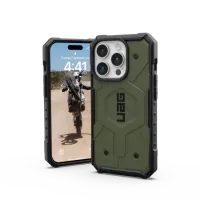 Etui UAG Pathfinder MagSafe do iPhone 15 Pro - zielone