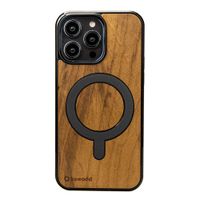 drewniane etui bewood do iphone 15 pro max imbuia z magsafe