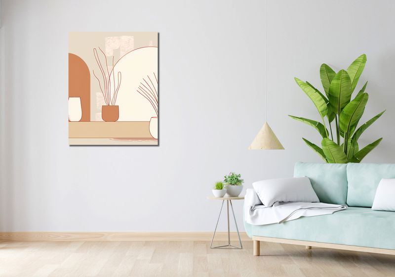 Obraz 70x90cm Widok Roślin zdjęcie 2