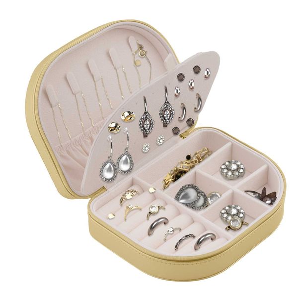 Szkatułka na biżuterię Massido MS-707 - złota zdjęcie 7