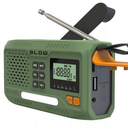 RADIO PRZENOŚNE KUCHENNE SOLARNE DYNAMO BUDOWLANE LATARKA POWERBANK na Arena.pl